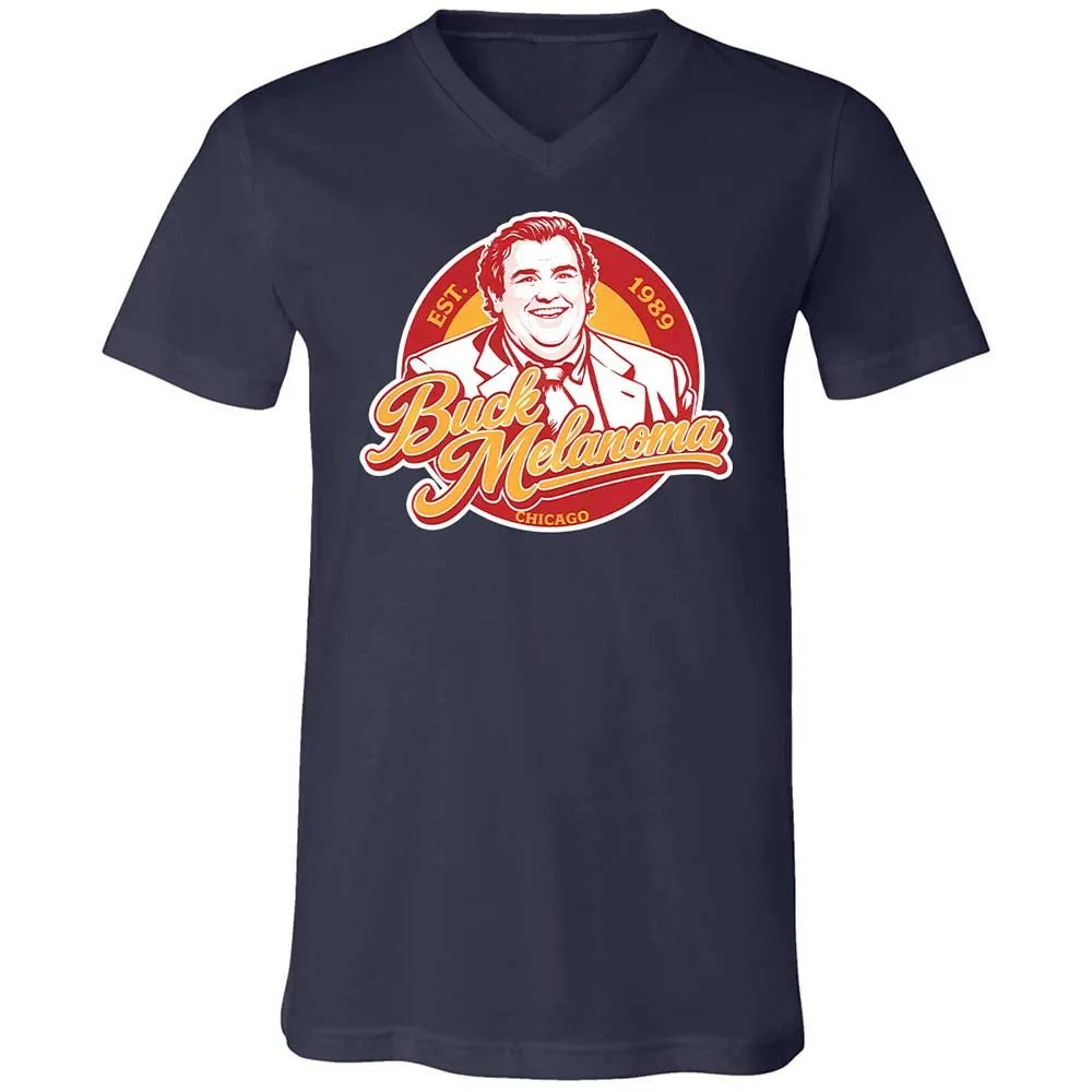 Unisex V-Neck T-Shirt - HPW8ZTEC - Navy - 12