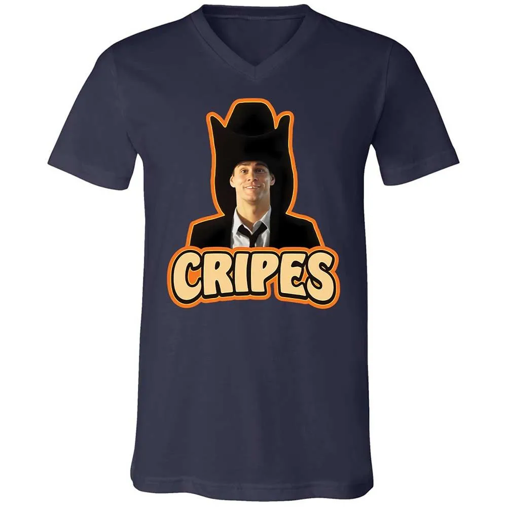 Unisex V-Neck T-Shirt - VUT5L4P6 - Navy - 2