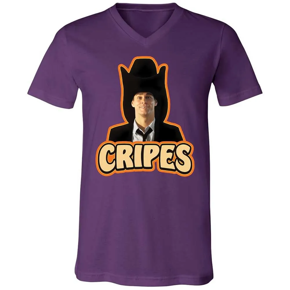 Unisex V-Neck T-Shirt - VUT5L4P6 - Team Purple - 10