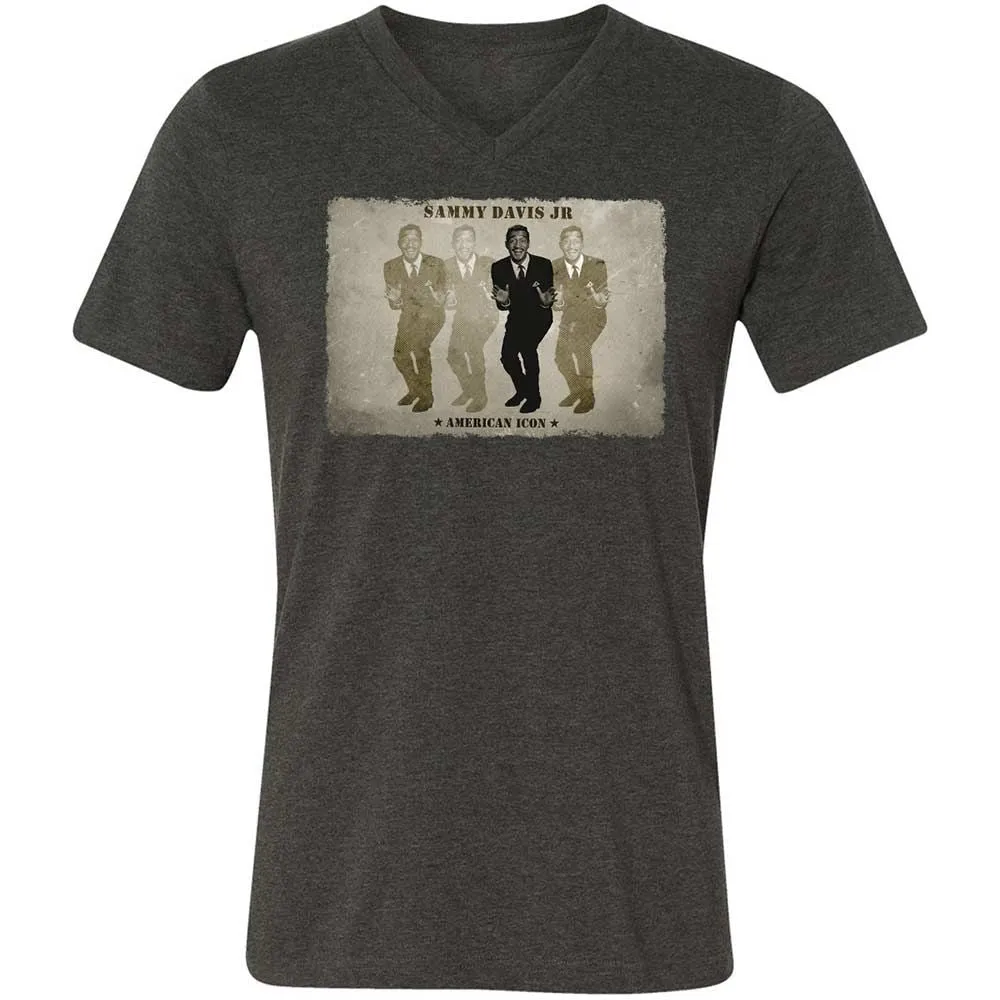 Unisex V-Neck T-Shirt - PHB5N4UR - Dark Grey Heather - 9