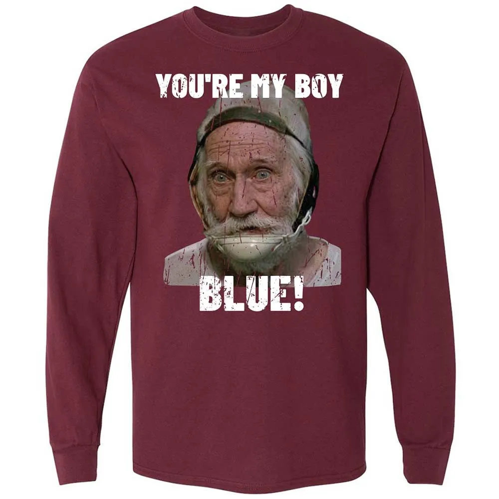 Long Sleeve T-Shirt - FSY4FTU4 - Maroon - 6