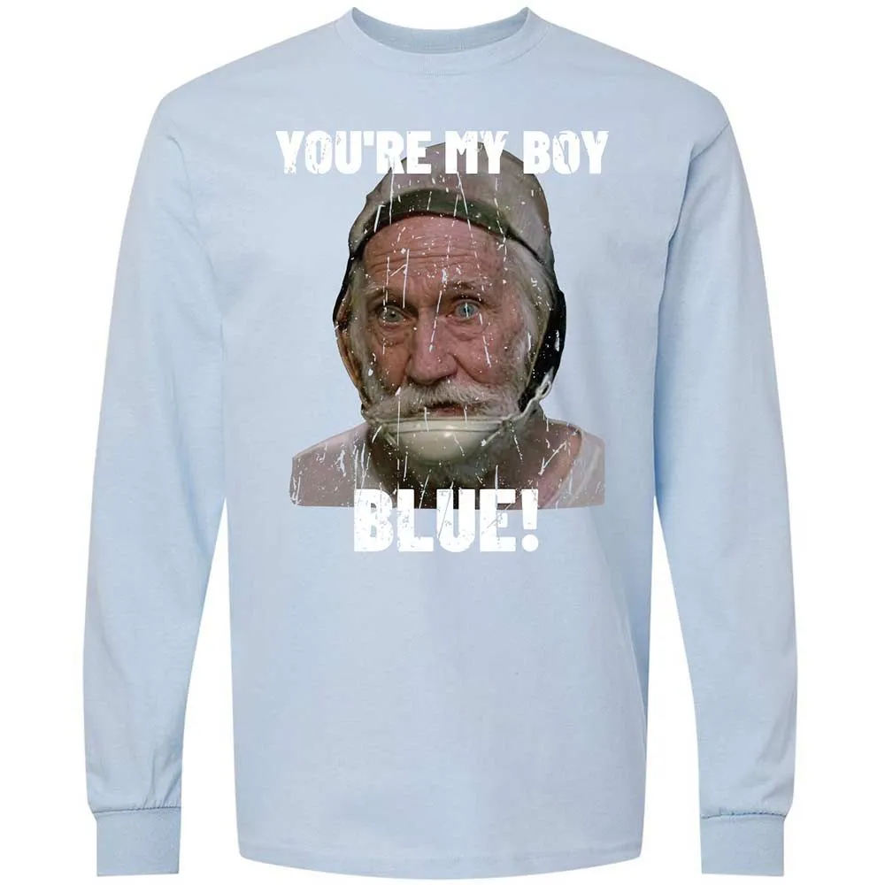 Long Sleeve T-Shirt - FSY4FTU4 - Light Blue - 18