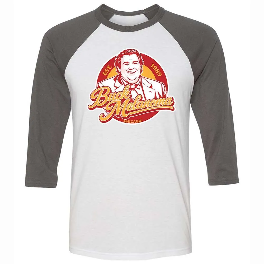 Unisex 3/4 Baseball Tee - KXPFMCRP - White/Asphalt - 2