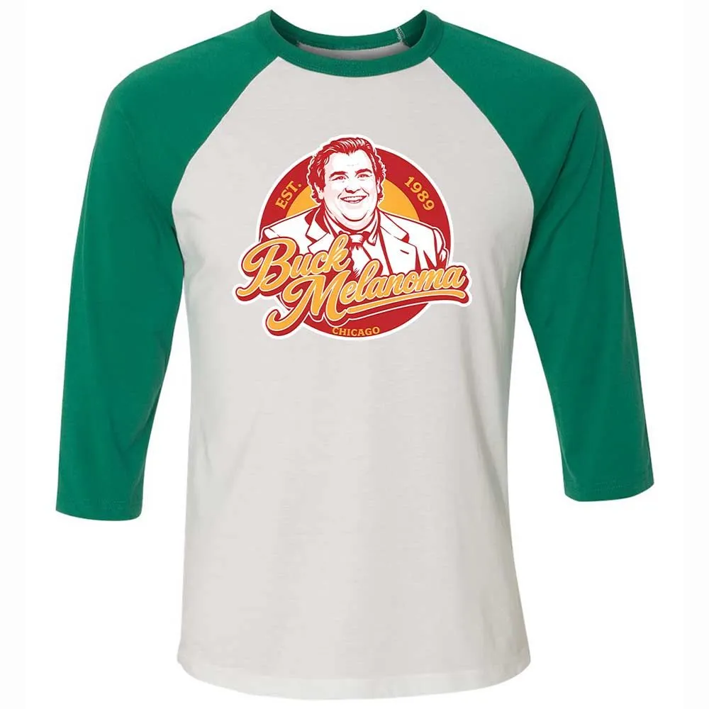 Unisex 3/4 Baseball Tee - KXPFMCRP - White/Kelly - 6
