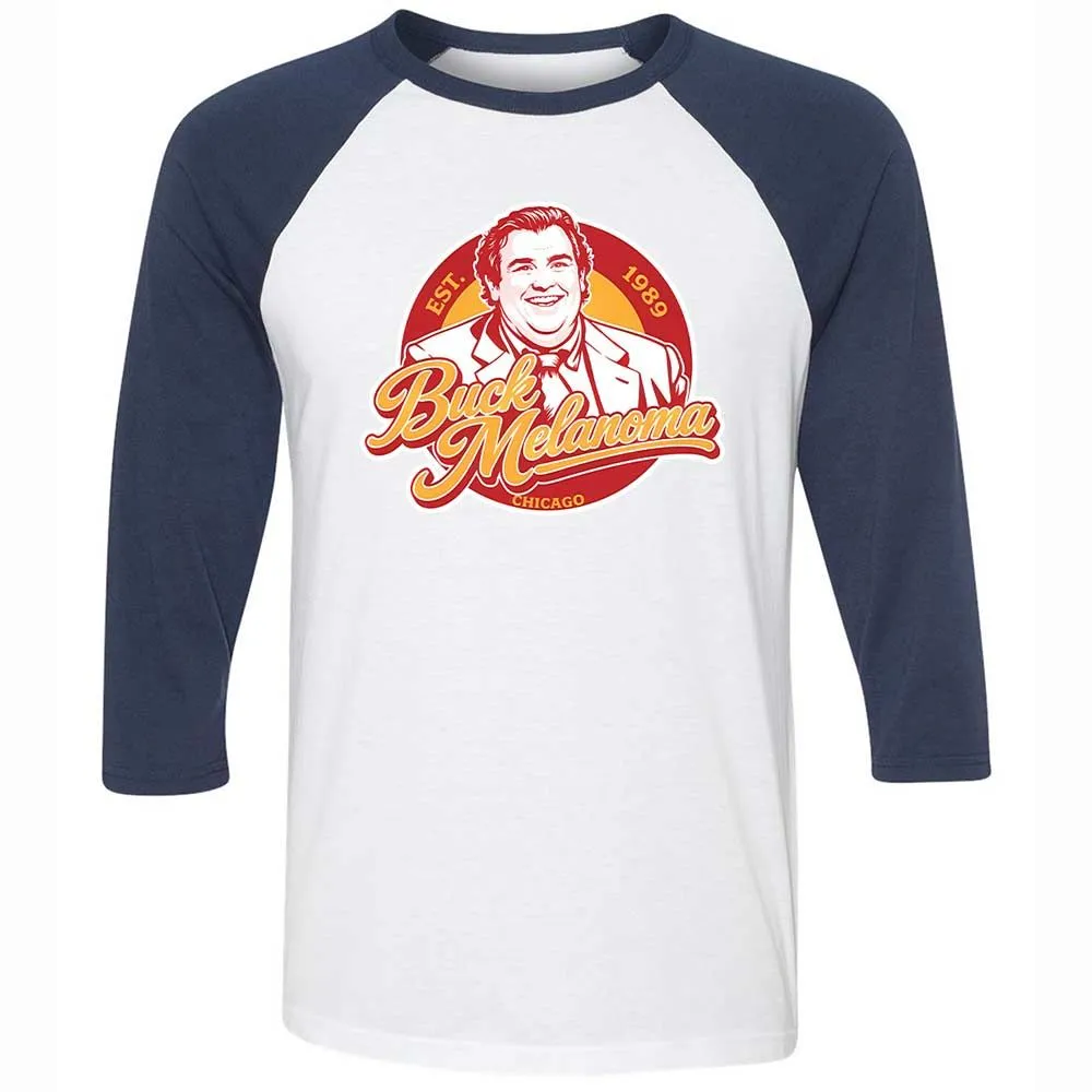Unisex 3/4 Baseball Tee - KXPFMCRP - White/Navy - 8
