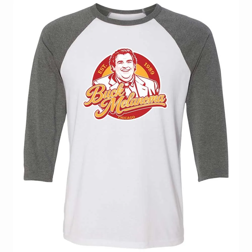 Unisex 3/4 Baseball Tee - KXPFMCRP - White/Deep Heather - 11
