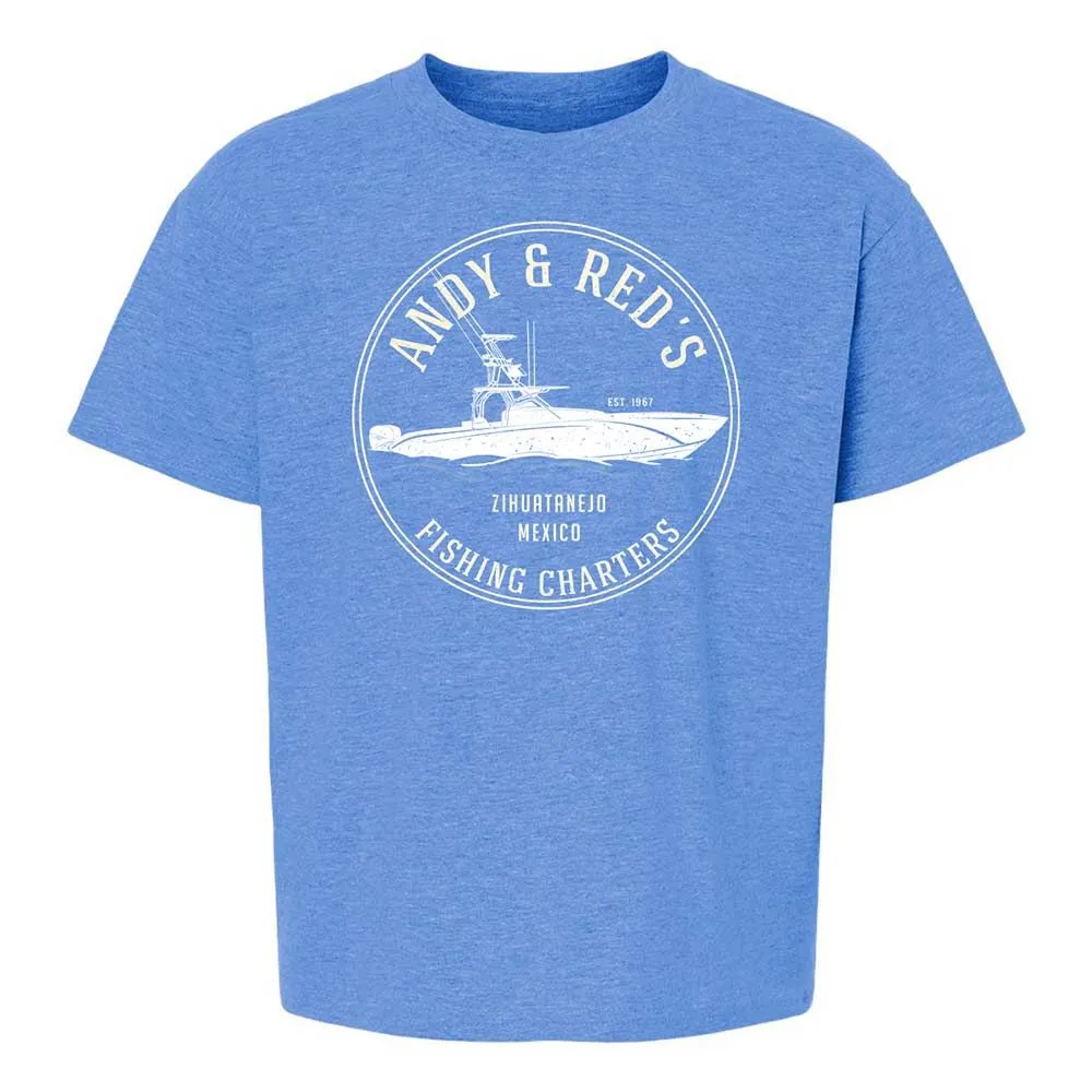Kids T-Shirt - EK5QTKXC - Heather Royal - 13