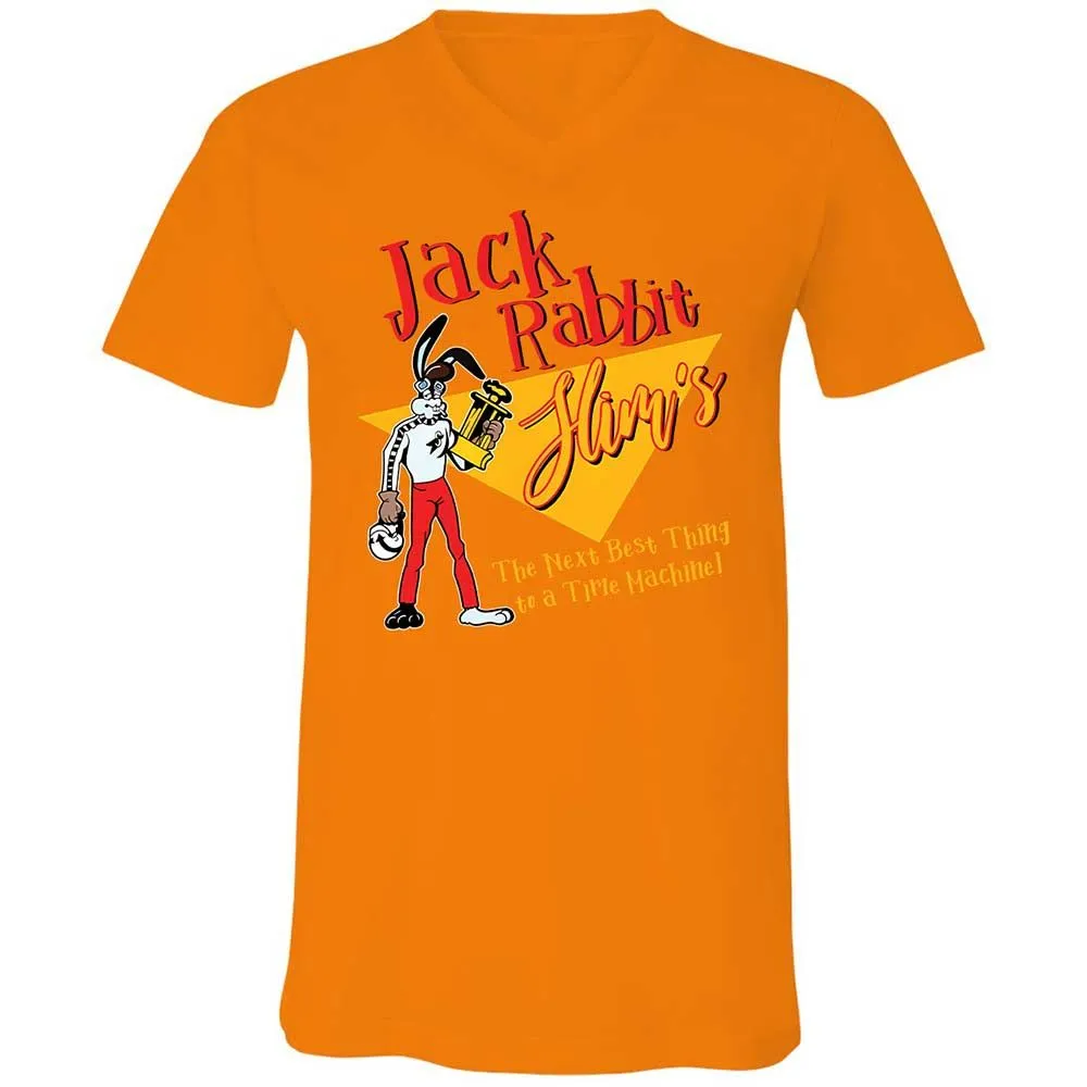 Unisex V-Neck T-Shirt - SV6VVEEP - Orange - 7