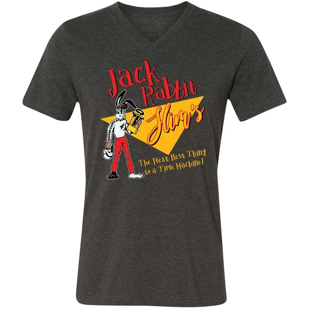 Unisex V-Neck T-Shirt - SV6VVEEP - Dark Grey Heather - 8