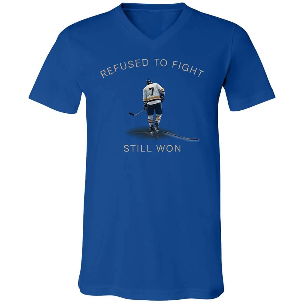 Unisex V-Neck T-Shirt - SN47RZLG - True Royal - 4