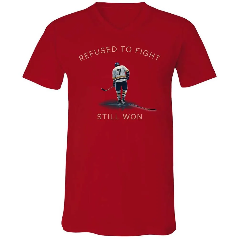 Unisex V-Neck T-Shirt - SN47RZLG - Red - 6