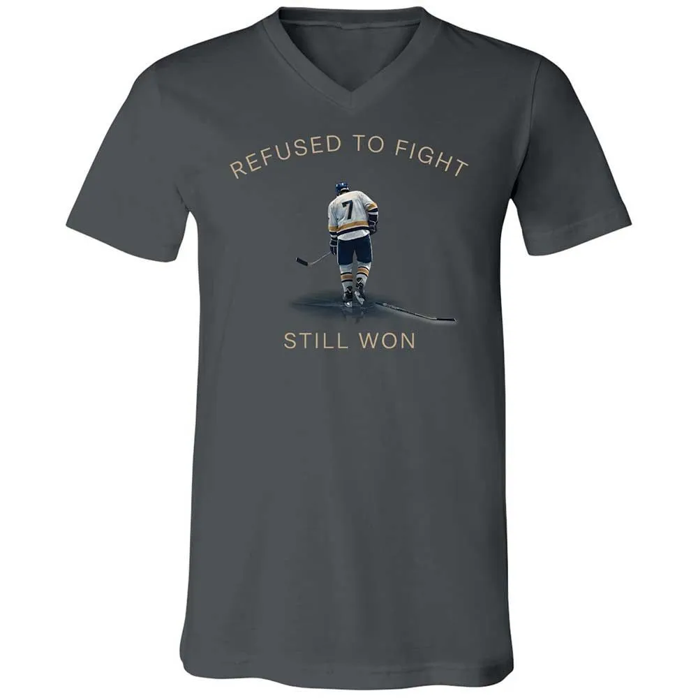 Unisex V-Neck T-Shirt - SN47RZLG - Asphalt - 13