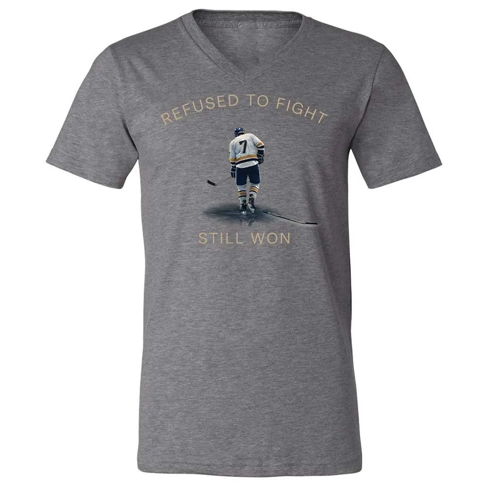 Unisex V-Neck T-Shirt - SN47RZLG - Deep Heather - 14