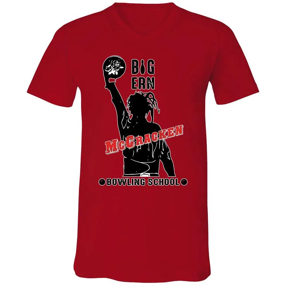 Unisex V-Neck T-Shirt - DFW6AKXU - Red - 5