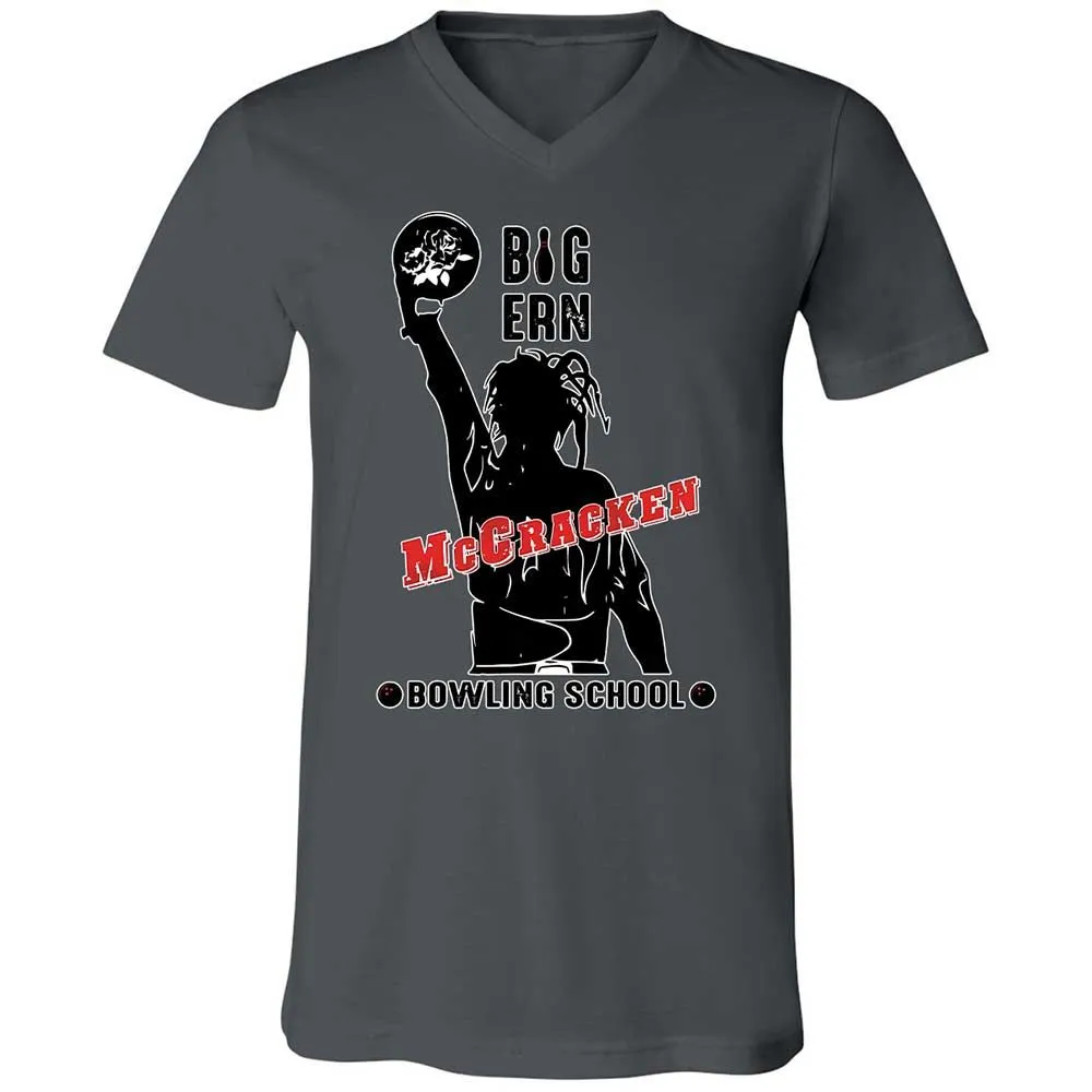 Unisex V-Neck T-Shirt - DFW6AKXU - Asphalt - 16