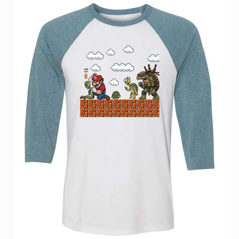Turtle Trouble - White/Denim - 3