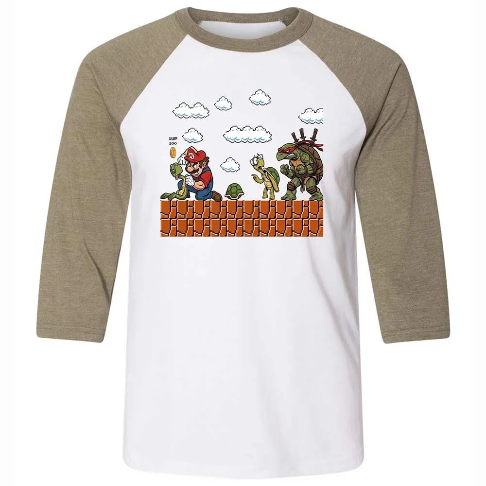 Turtle Trouble - White/Heather Olive - 4