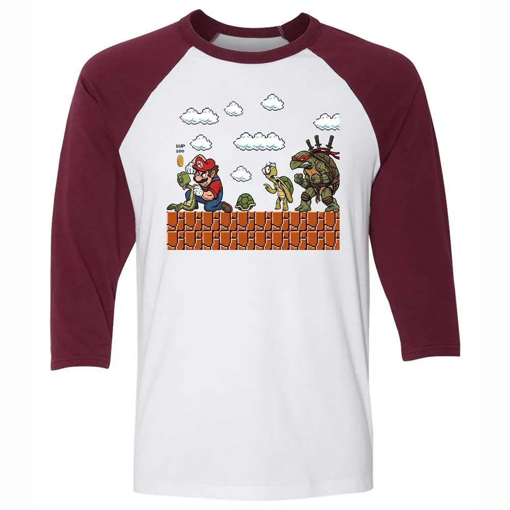 Turtle Trouble - White/Maroon - 7