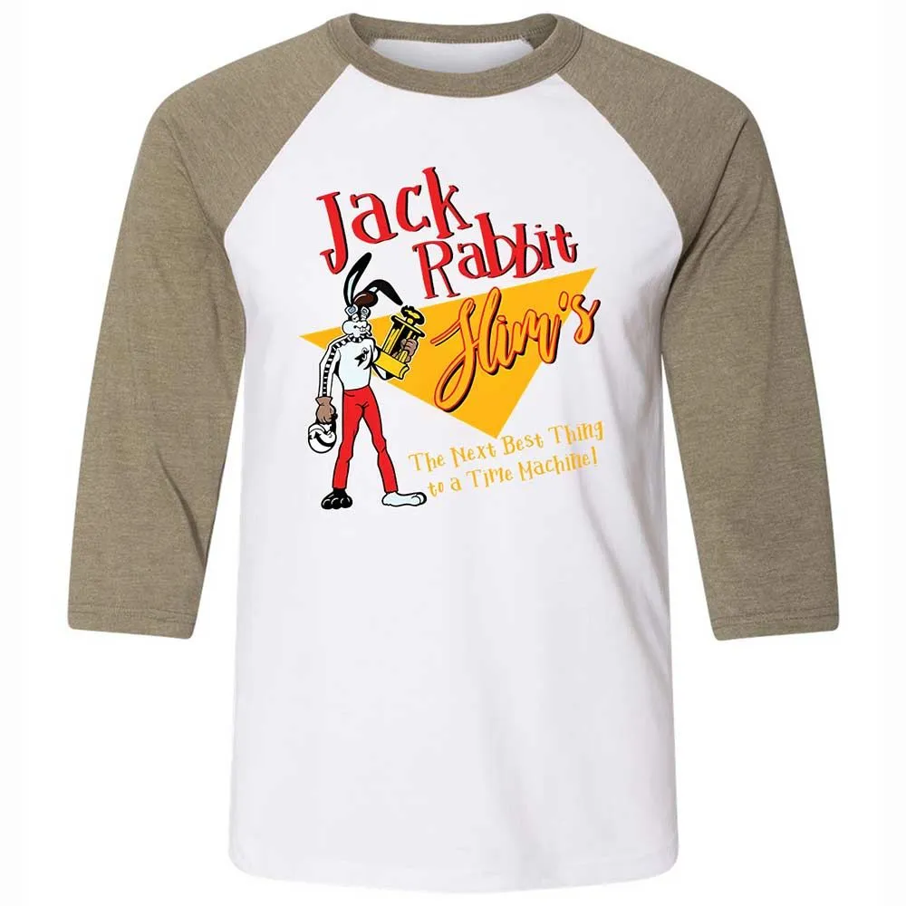 Unisex 3/4 Baseball Tee - K7LP643Q - White/Heather Olive - 4