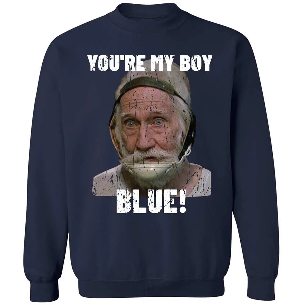 Classic Unisex Sweatshirt - H8XKDGQ8 - Navy - 2