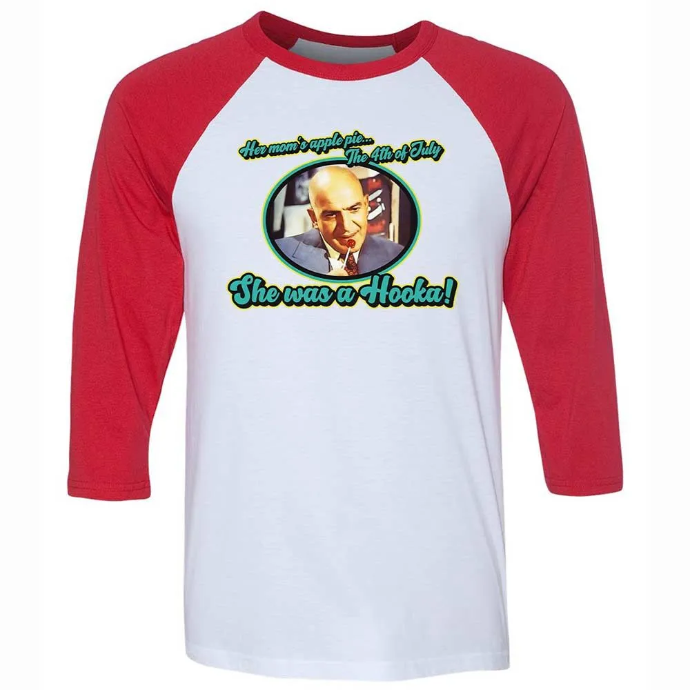 Unisex 3/4 Baseball Tee - GXDF43TR - White/Red - 9