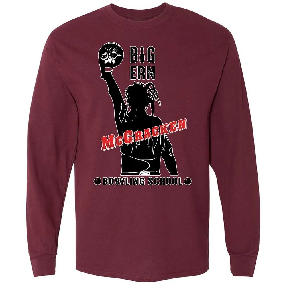 Long Sleeve T-Shirt - TJFBV1XD - Maroon - 16