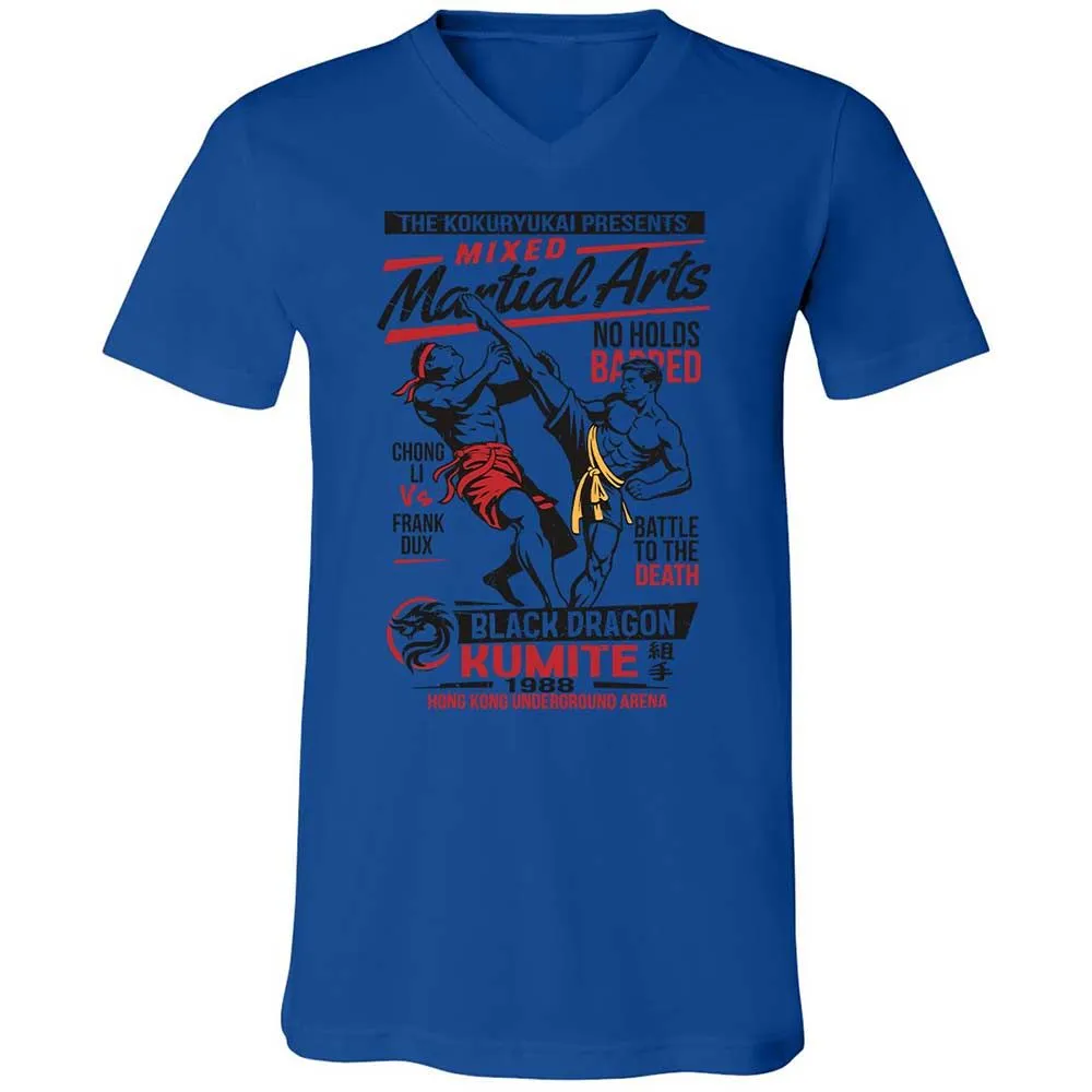 Unisex V-Neck T-Shirt - NRA1TA23 - True Royal - 3