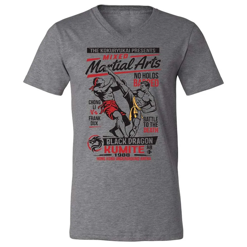 Unisex V-Neck T-Shirt - NRA1TA23 - Deep Heather - 9
