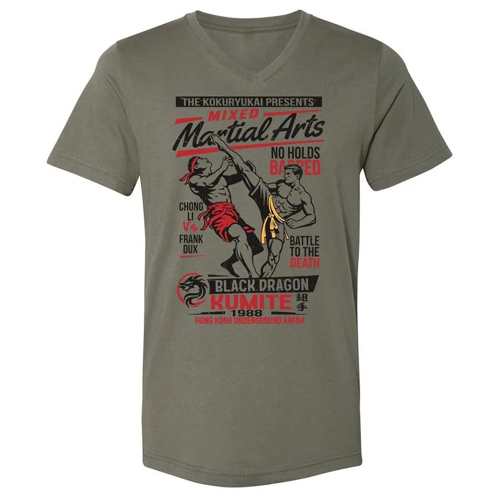 Unisex V-Neck T-Shirt - NRA1TA23 - Military Green - 15