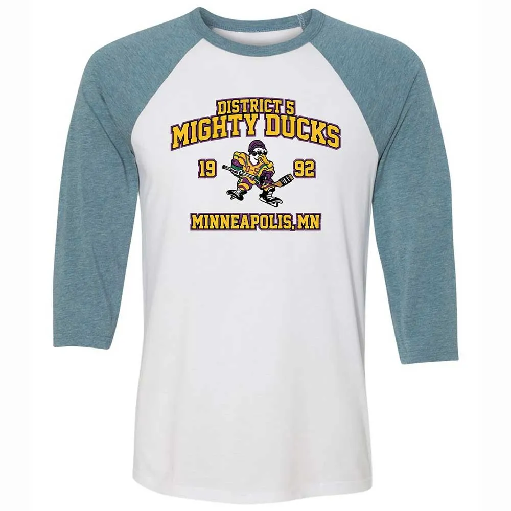 District 5 Ducks - White/Denim - 3