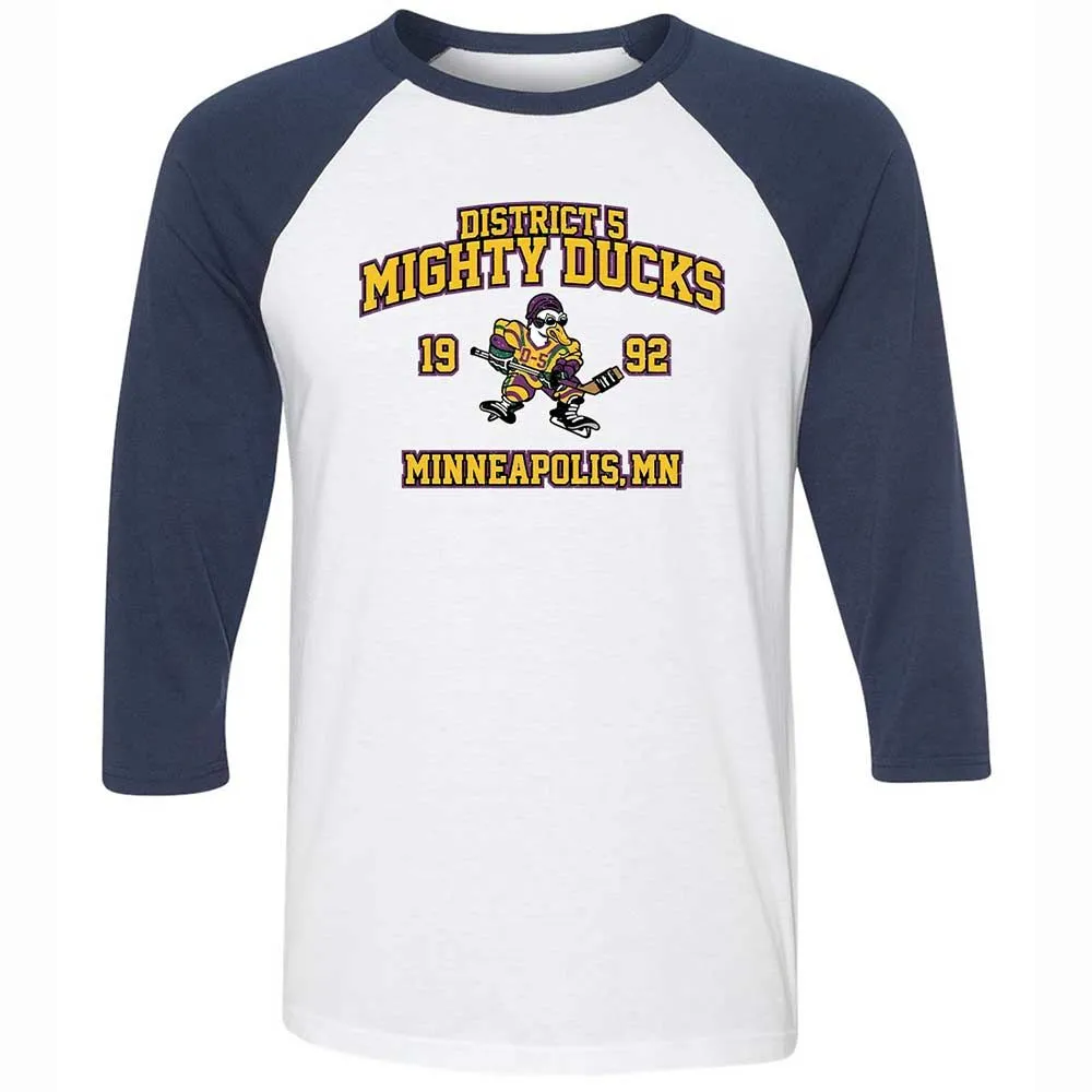 District 5 Ducks - White/Navy - 8