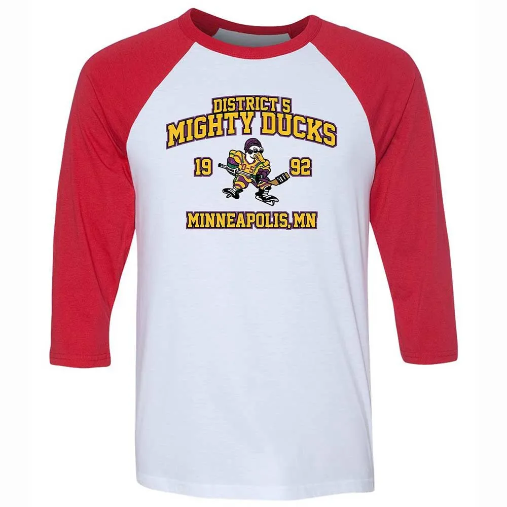District 5 Ducks - White/Red - 9