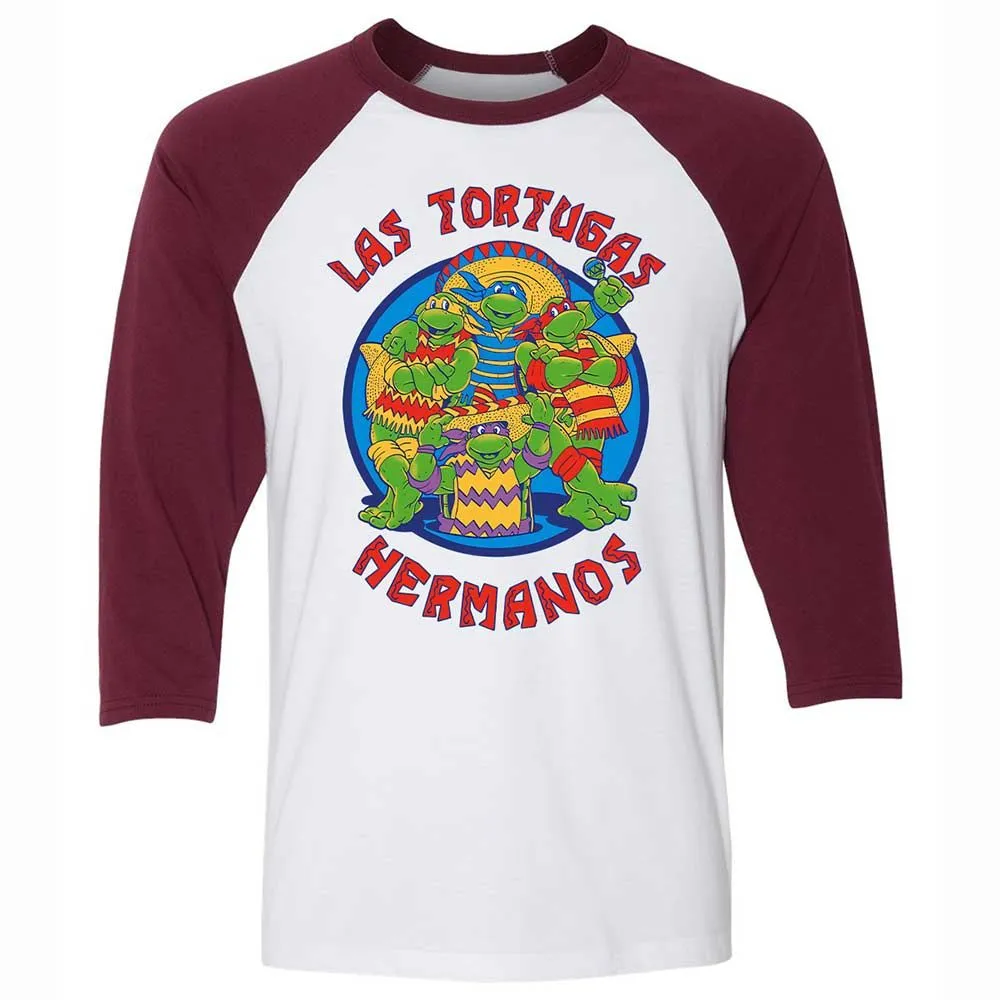 Las Tortugas Hermanos - White/Maroon - 7