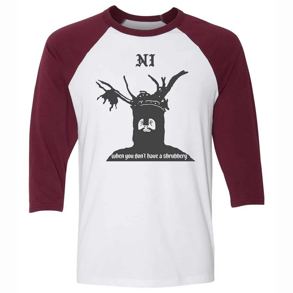 Ni When you don't have a shrubbery - White/Maroon - 7