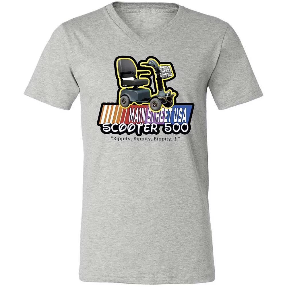 Unisex V-Neck T-Shirt - 2D6AB9UB - Athletic Heather - 2