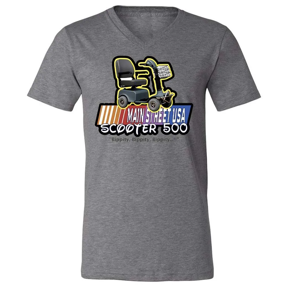 Unisex V-Neck T-Shirt - 2D6AB9UB - Deep Heather - 9