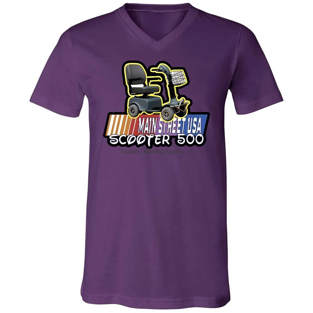 Unisex V-Neck T-Shirt - 2D6AB9UB - Team Purple - 10