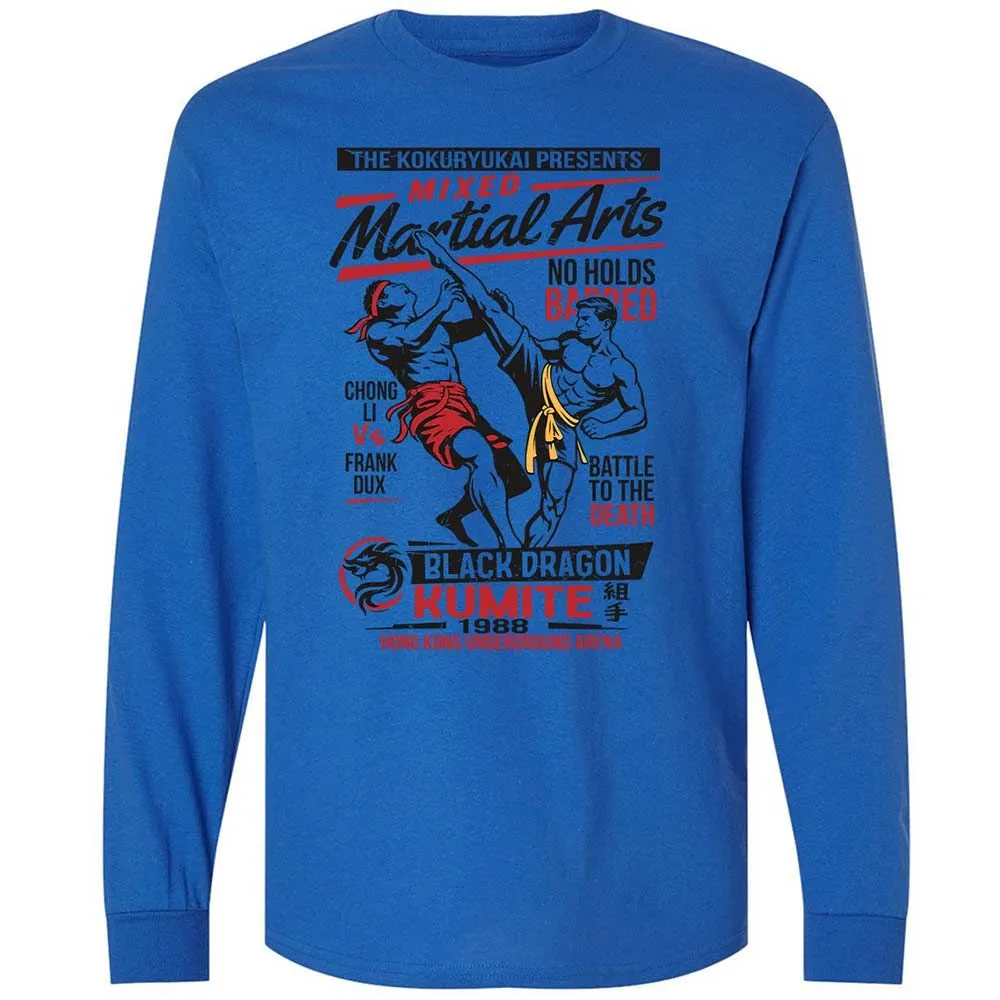Long Sleeve T-Shirt - 8EVVDK17 - Royal - 7