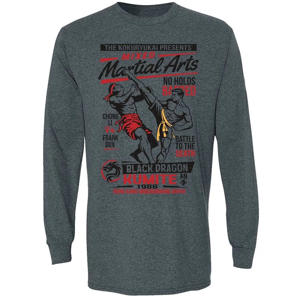 Long Sleeve T-Shirt - 8EVVDK17 - Dark Heather - 15