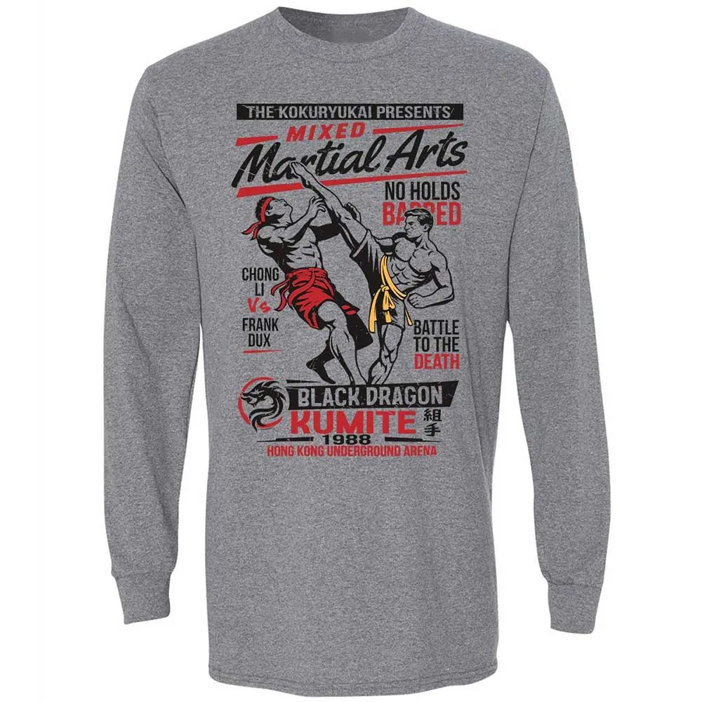 Long Sleeve T-Shirt - 8EVVDK17 - Graphite Heather - 18
