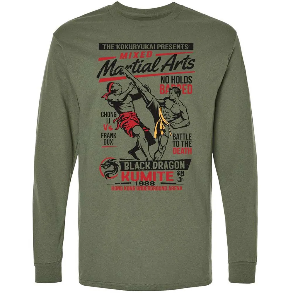 Long Sleeve T-Shirt - 8EVVDK17 - Military Green - 19
