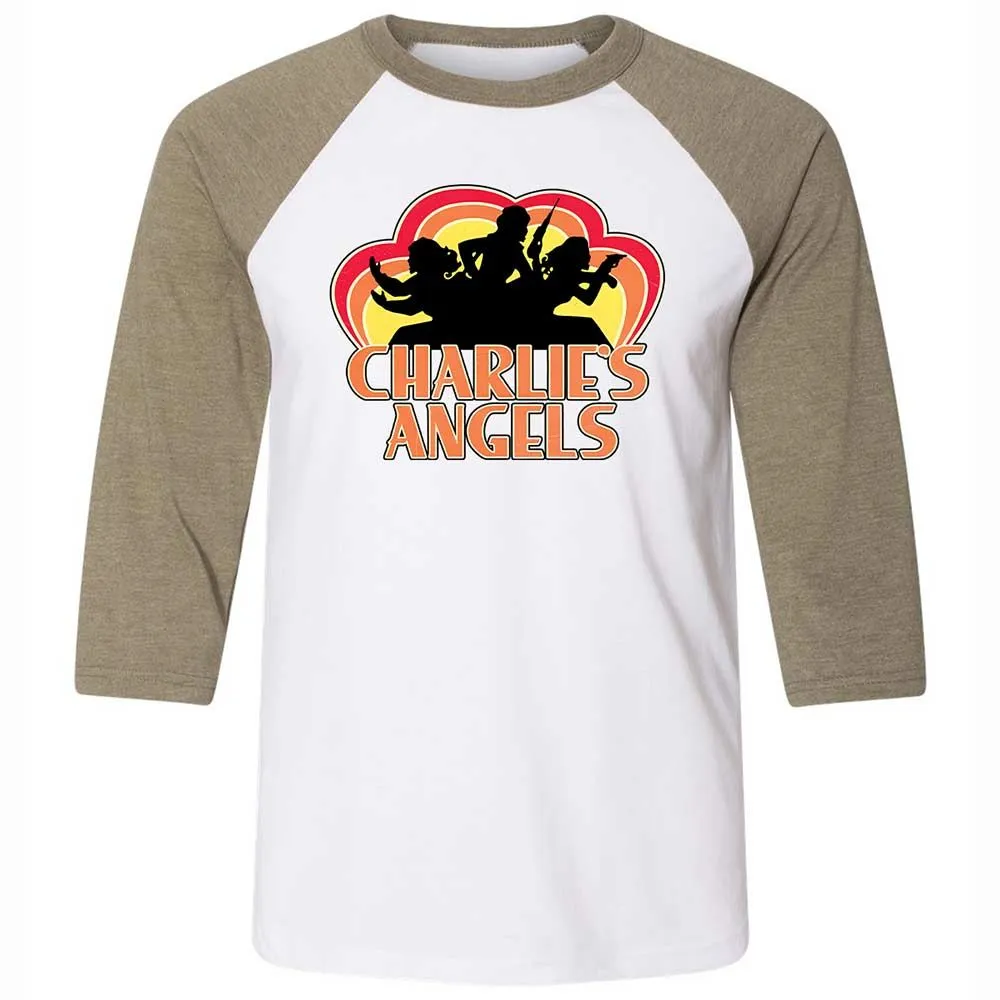 Unisex 3/4 Baseball Tee - MGPK45TW - White/Heather Olive - 4