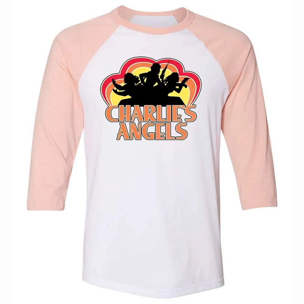 Unisex 3/4 Baseball Tee - MGPK45TW - White/Heather Peach - 5