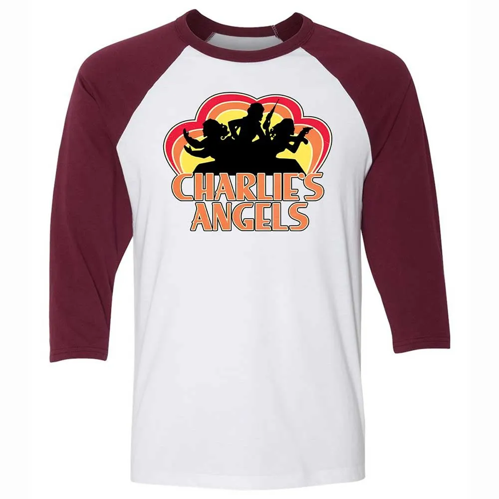 Unisex 3/4 Baseball Tee - MGPK45TW - White/Maroon - 7