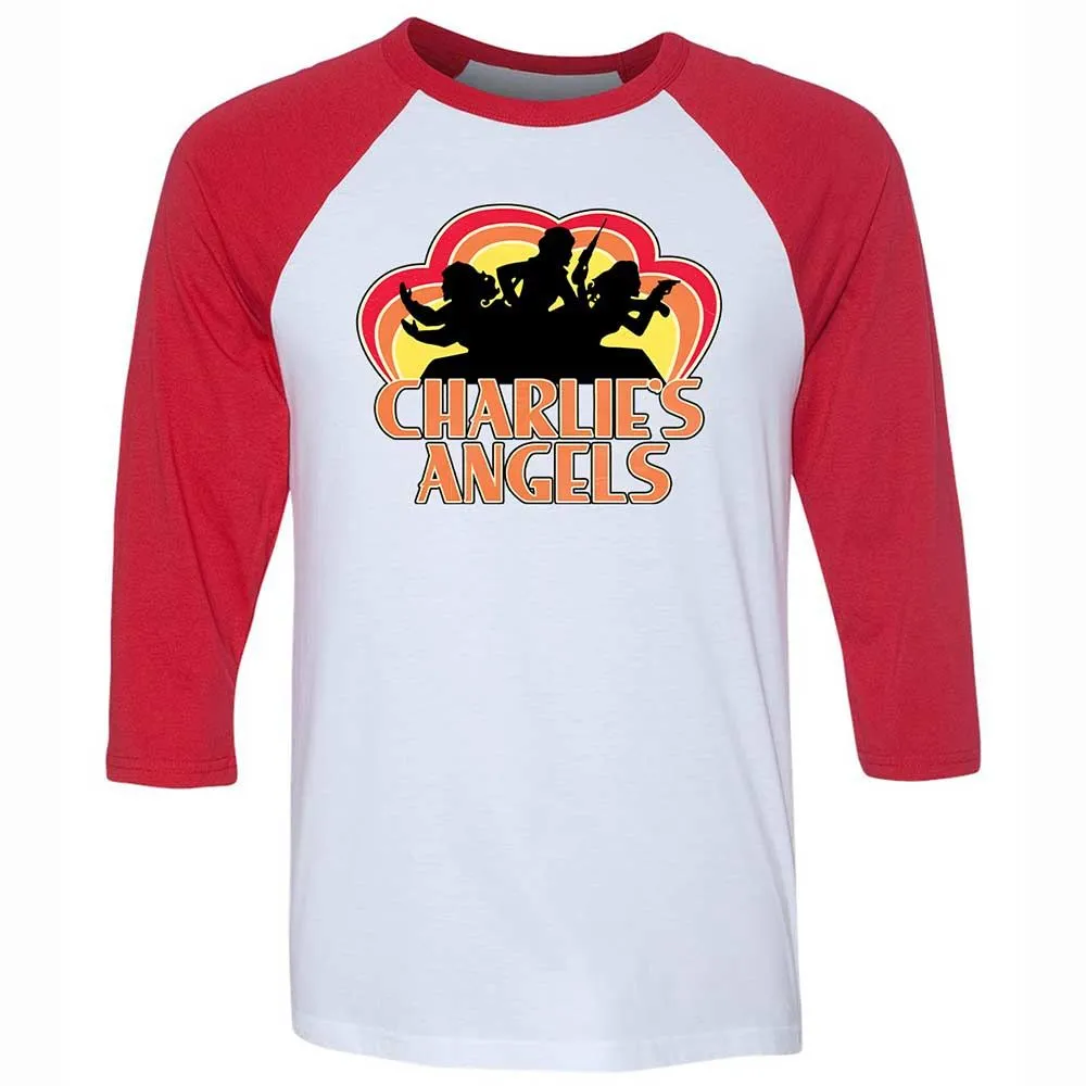 Unisex 3/4 Baseball Tee - MGPK45TW - White/Red - 9