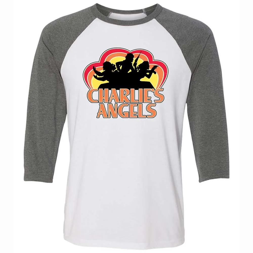 Unisex 3/4 Baseball Tee - MGPK45TW - White/Deep Heather - 11
