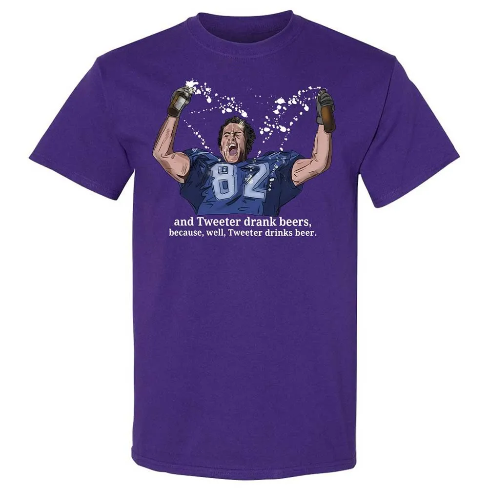 Classic Unisex T-Shirt - C4TKKZWG - Purple - 12