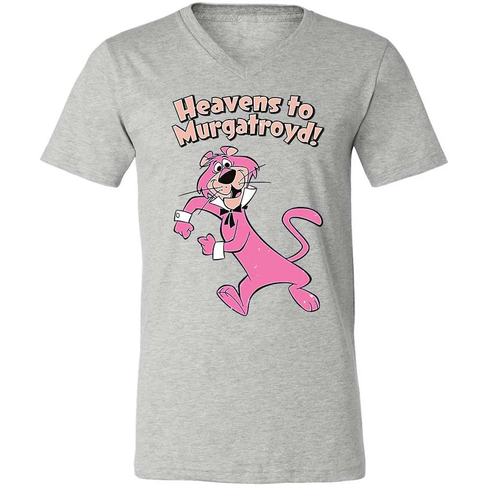 Unisex V-Neck T-Shirt - B38X9X74 - Athletic Heather - 2