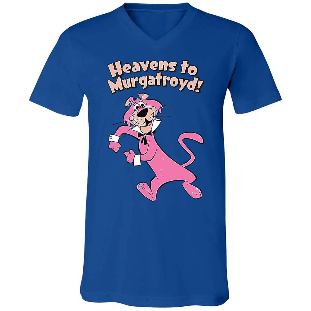 Unisex V-Neck T-Shirt - B38X9X74 - True Royal - 3