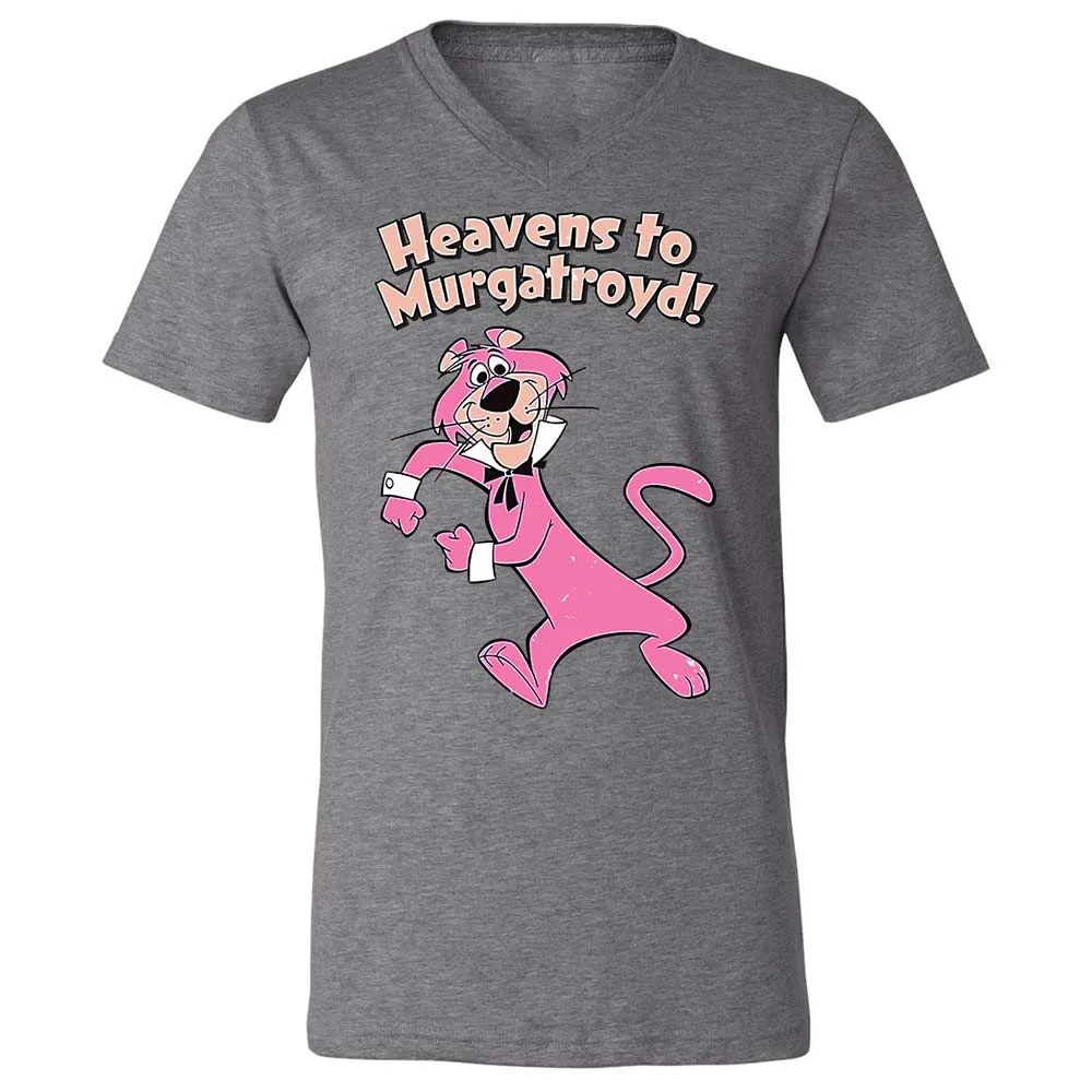 Unisex V-Neck T-Shirt - B38X9X74 - Deep Heather - 9